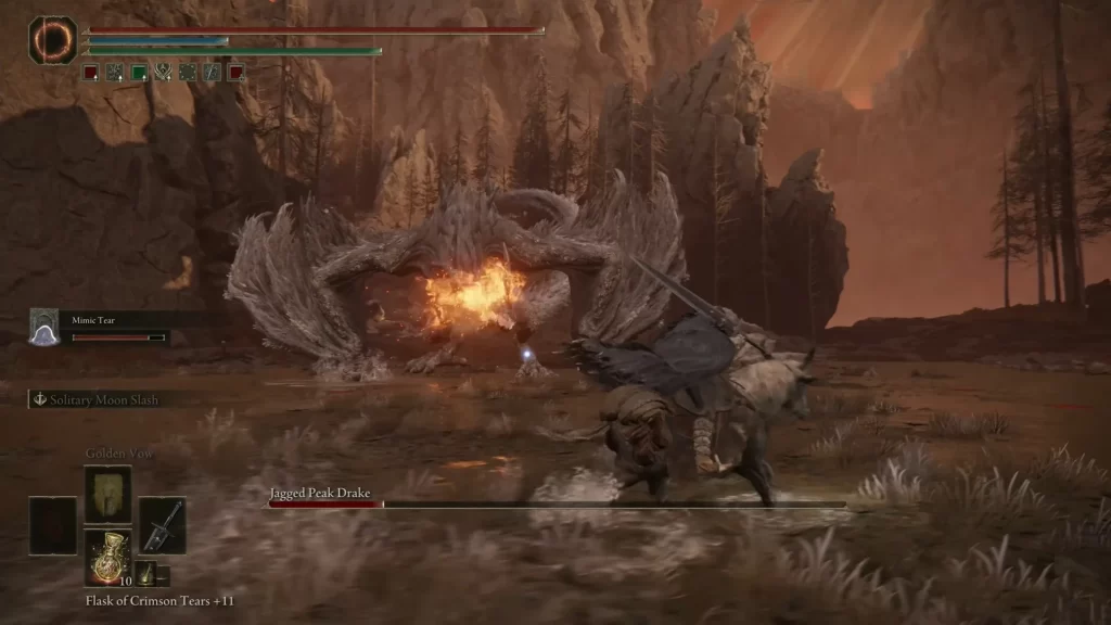 How to Beat Jagged Peak Drake Elden Ring Shadow of the Erdtree