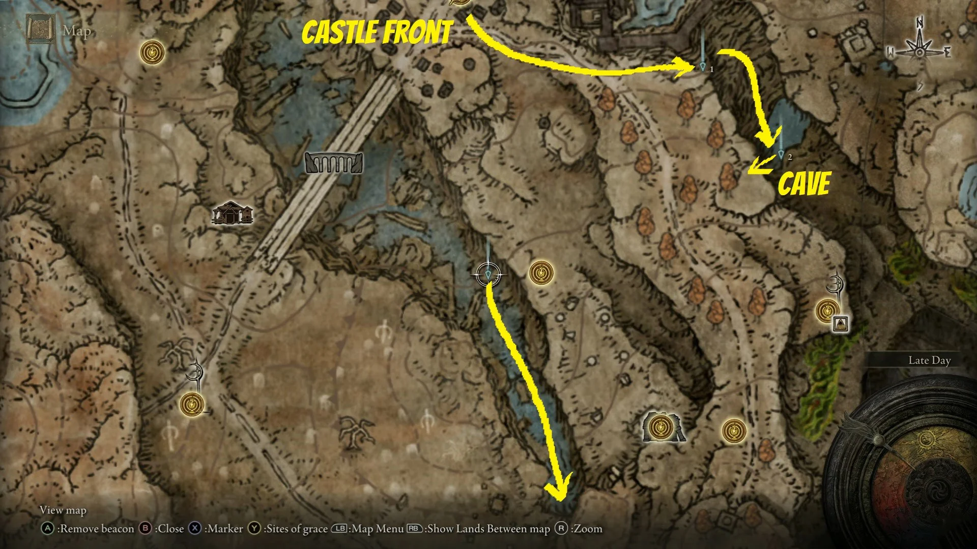 Shadow of the Erdtree Map Fragment - Southern Shore (Ellac River)