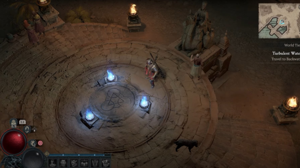 How to swap weapons in Diablo 4