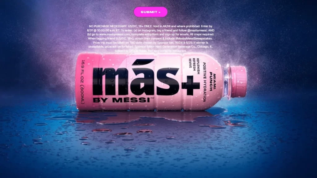 Más+: Want to Win a Trip to Miami to Meet Lionel Messi?